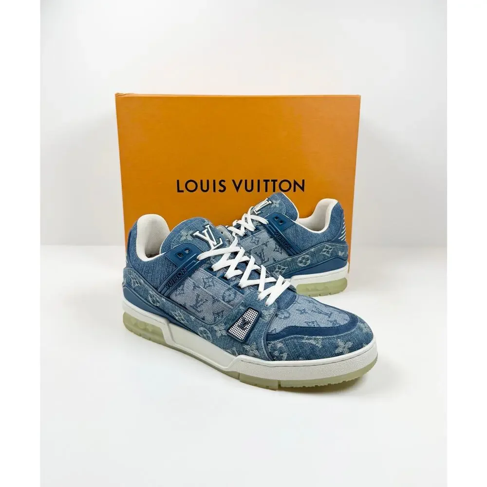 Size 9.5UK/10.5US - Louis Vuitton Monogram Denim Trainer